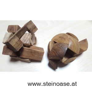 3D Holz-Puzzle 'Würfel'